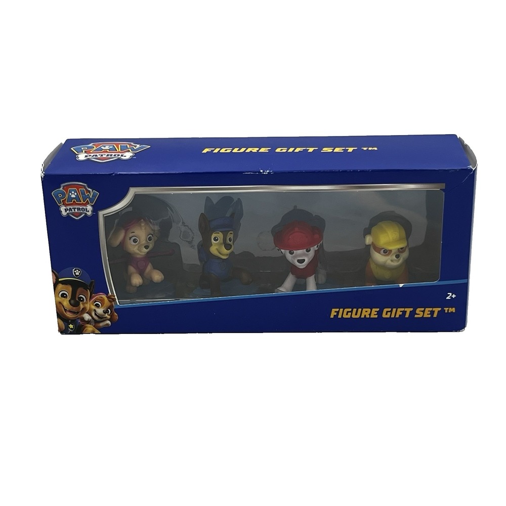 Spin Master Paw Partol Figure Gift Set w/ Chase, Marshall, Skye & Rubble NEW
